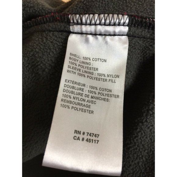 Red Head Brand Co Mens Small Red Black Plaid Shirt Jacket Fleece Lined Logger - Picture 8 of 8